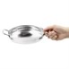 Plat double poignée en inox martelé Olympia Table Presentation 180mm