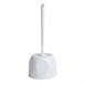 Ensemble brosse WC ronde et support Nisbets Essentials blanc