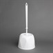Ensemble brosse WC ronde et support Nisbets Essentials blanc