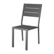 Chaises à lattes Bolero Valletta grises (lot de 4)