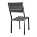 Chaises à lattes Bolero Valletta grises (lot de 4)