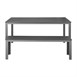 Bancs à lattes Bolero Valletta gris (lot de 2)