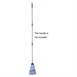Tête serpillière à franges Jantex bande bleue 200g