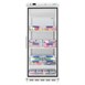 Vitrine réfrigérée positive Polar Série C blanche 600L