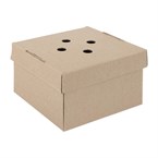 Boîtes burger carrées pliantes Fiesta Compostable (lot de 100)