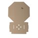 Boîtes burger carrées pliantes Fiesta Compostable (lot de 100)