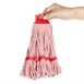 Tête serpillière à franges Jantex bande rouge 200g