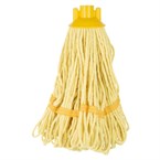Tête serpillière à franges Jantex bande jaune 200g