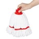 Tête serpillière en microfibre Jantex bande rouge 150g