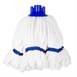 Tête serpillière en microfibre Jantex bande bleue 150g