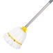 Tête serpillière en microfibre Jantex bande jaune 150g
