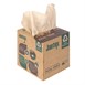 Cube de mouchoirs Jantex Green 100% recyclé 100 feuilles (lot de 36)