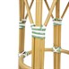 Tabourets de bar en rotin PE style parisien Bolero vert clair (lot de 2)