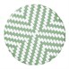 Tabourets de bar en rotin PE style parisien Bolero vert clair (lot de 2)