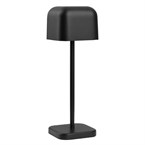 Lampe de table avec abat-jour carré Olympia Lucca noire 200mm