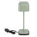Lampe de table avec abat-jour carré Olympia Lucca verte 200mm