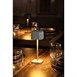 Lampe de table avec abat-jour carré Olympia Lucca verte 200mm