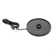 Lampe de table avec abat-jour rond Olympia Lucca verte 300mm