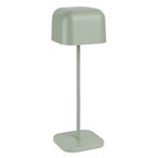 Lampe de table avec abat-jour carré Olympia Lucca verte 300mm