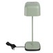 Lampe de table avec abat-jour carré Olympia Lucca verte 300mm