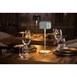 Lampe de table avec abat-jour carré Olympia Lucca verte 300mm