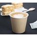 Gobelets boissons chaudes simple paroi Fiesta Compostable 177ml kraft (lot de 1000)