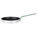 Poêle en aluminium antiadhésive Hygiplas Teflon Platinum Plus avec poignée verte 24cm