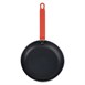 Poêle en aluminium antiadhésive Hygiplas Teflon Platinum Plus avec poignée rouge 24cm