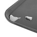 Plateau rectangulaire antidérapant en fibre de verre Olympia Kristallon noir 455x655mm
