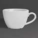Tasses plates blanches Olympia Whiteware 170ml (lot de 12)