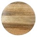 Support de présentation rond en bois de manguier avec pieds en métal Olympia 300x80mm