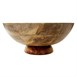 Bol à pied en bois de manguier Olympia 280 mm