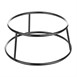 Rehausseur rond en métal antidérapant Olympia noir 230x260x100mm