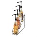 Support en acier pour bouteilles de sirop Olympia noir 400x105x320mm