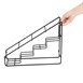 Support en acier pour bouteilles de sirop Olympia noir 400x105x320mm