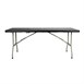 Table pliante rectangulaire Bolero noire 1,8 m 