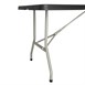 Table pliante rectangulaire Bolero noire 1,8 m 