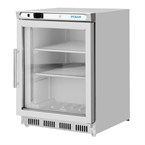 Vitrine réfrigérée négative de comptoir Polar Série C inox 129L