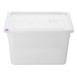 Bacs PP Hygiplas Click GN 1/2 avec couvercles et 7 clips de couleur 200mm 11,7L (lot de 4)