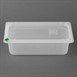 Bacs PP Hygiplas Click GN 1/3 avec couvercles et 7 clips de couleur 100mm 3,6L (lot de 4)