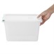 Bacs PP Hygiplas Click GN 1/3 avec couvercles et 7 clips de couleur 200mm 6,9L (lot de 4)