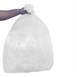 Sacs poubelle légers Jantex transparents 80L (lot de 200)