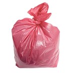 Sacs poubelle standard Jantex rouges 80L (lot de 200)