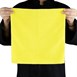Chiffons en microfibre Jantex jaunes (lot de 5)