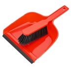 Ensemble pelle et balayette Jantex rouge