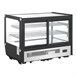 Vitrine de comptoir positive Polar Série G carrée noire 160L