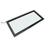 Porte en verre polaire à gauche