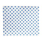 Papier d'emballage burger Fiesta Compostable points bleus 250x300mm (lot de 200)