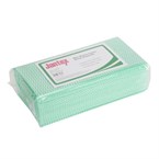 Chiffons non tissés Jantex verts (lot de 50)