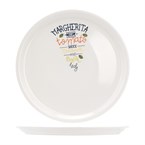 Assiette à pizza décorée 30 cm recette Margarita